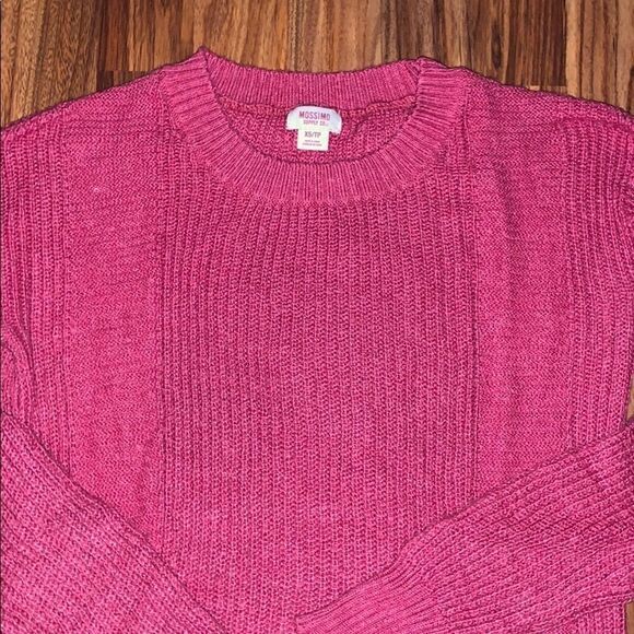 4 for $50 🎃 Mossimo Supply Co. Red Knit Sweater Womens Size Extra Small - Picture 2 of 4